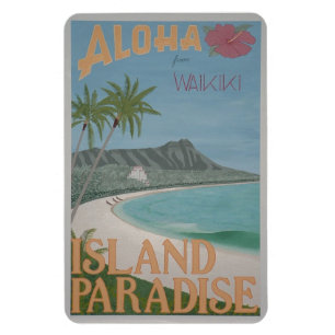 Magnet Flexible ALOHA aimant flexible (4" x6")