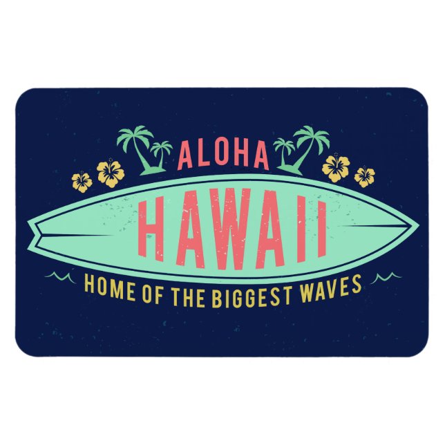 Magnet Flexible Aloha Hawaiian Surfer aimant (Horizontal)