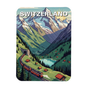 Magnet Flexible Alpes suisses Suisse Voyage