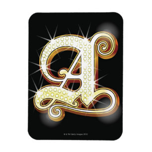 Magnet Flexible Alphabet A de Bling