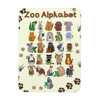 Magnet Flexible Alphabet animal Art pour enfants | Nu éducatif mig