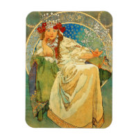 Alphonse Mucha Art Nouveau Princesse Hyacinth