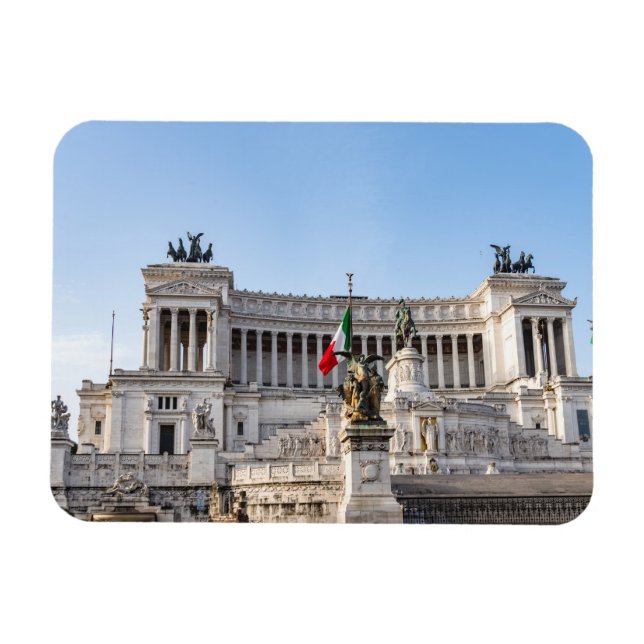 Magnet Flexible Altare della Patria tôt le matin - Rome, Italie (Horizontal)