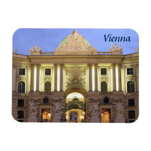 Magnet Flexible Alte Hofburg la nuit en photo de Vienne