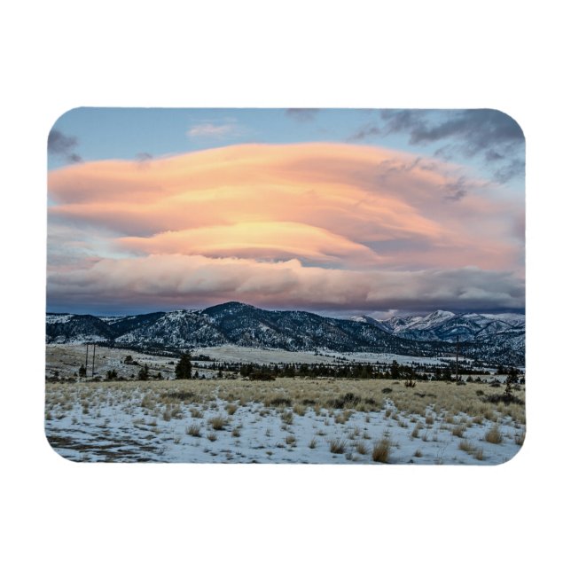 Magnet Flexible Altocumulus Nuages Lenticulaires debout (Horizontal)