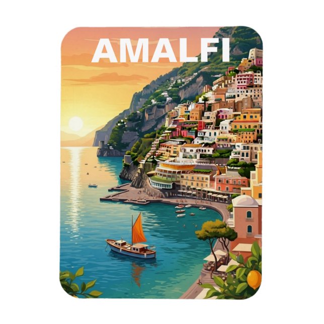 Magnet Flexible Amalfi Italy (Vertical)