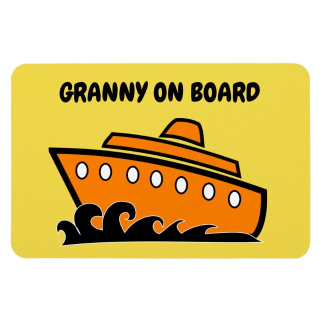 Magnet Flexible Amant de porte Cabine de croisière amusant - Grand (Horizontal)