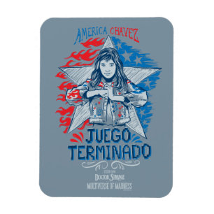 Magnet Flexible America Chavez - Juego Terminado