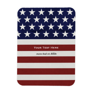 Magnet Flexible American USA Flag Patriotic July 4th Custom