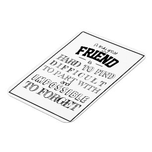 Magnet Flexible Ami Appréciation Merci Cadeau blanc