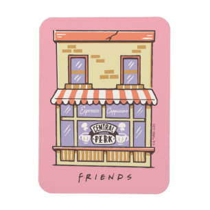 Magnet Flexible AMIS™   Central Perk Cartoon Coffee Shop