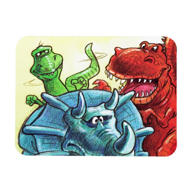 Magnet Flexible Amis Dinosaur (Horizontal)