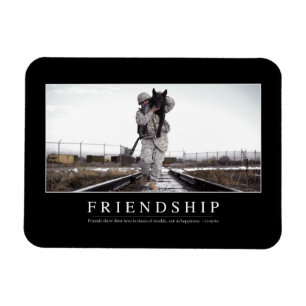Magnet Flexible Amitié : Citation Inspirationnelle