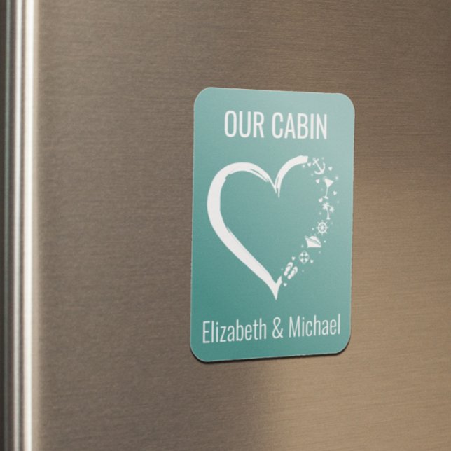 Magnet Flexible Amoureux du coeur de la porte de croisière personn (Créateur téléchargé)