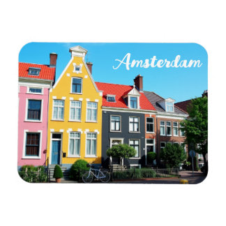 Magnet Flexible Amsterdam Holland Houses Travel souvenir