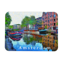 Amsterdam. Un port tranquille.