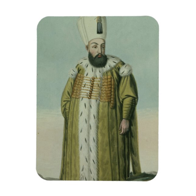 Magnet Flexible Amurath (Murad) III (1546-95) Sultan 1574-95, frai (Vertical)