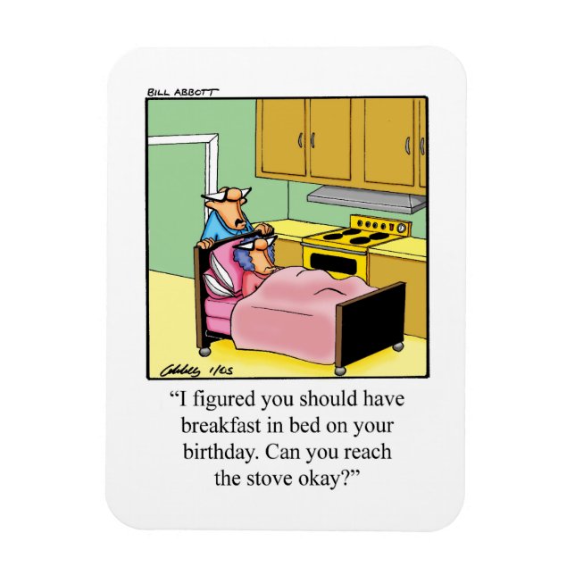 Magnet Flexible Amusant cadeau d'Humour d'anniversaire (Vertical)