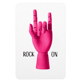 Magnet Flexible Amusant Flexible Photo Magnet. Rock on!