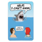 Amusant Grand requin blanc Pranks Nageur