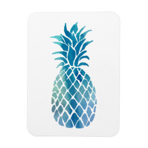 Magnet Flexible ananas bleu