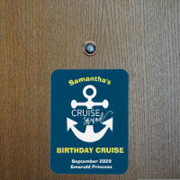 Ancre d'équipe de croisière d'anniversaire personn