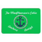 Ancres Aweigh Green Stateroom Porte Marker Vert