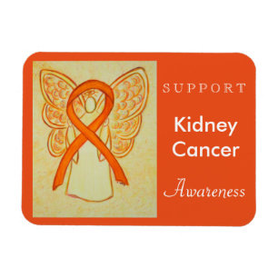 Magnet Flexible Ange de sensibilisation au cancer du rein Aimant p