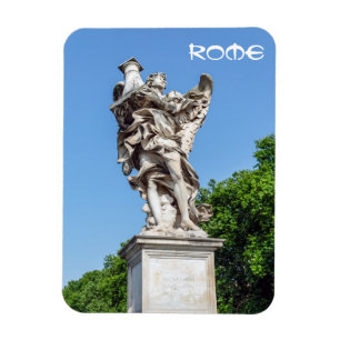 Magnet Flexible Angel avec la Colonne - Pont Sant'Angelo, Rome
