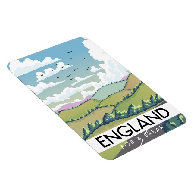 Magnet Flexible Angleterre pour une pause. (Côté Droit)