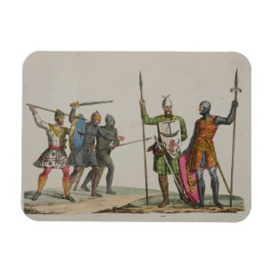 Magnet Flexible Anglo-Saxon Warriors, plate 14 from 'The History o