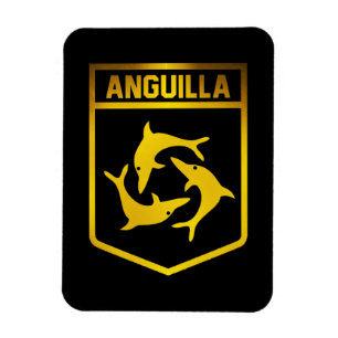 Magnet Flexible Anguilla Emblem