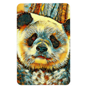 Magnet Flexible AnimalArt_Panda_014