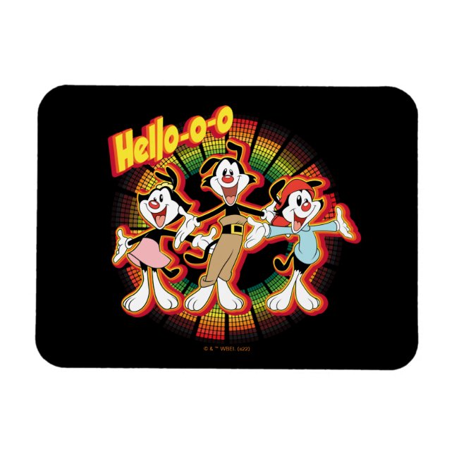 Magnet Flexible Animaniacs | Hello-o Retro Equalizer Graphic (Horizontal)