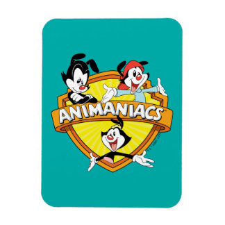 Magnet Flexible Animaniacs | Warner Brothers & Sister WB Shield