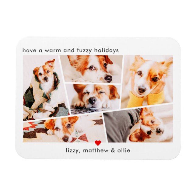 Magnet Flexible Animaux de compagnie Moderne Simple Personnalisé 6 (Horizontal)