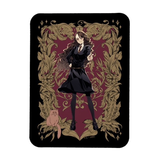Magnet Flexible Anime Hermione Granger Cadre Orné (Vertical)