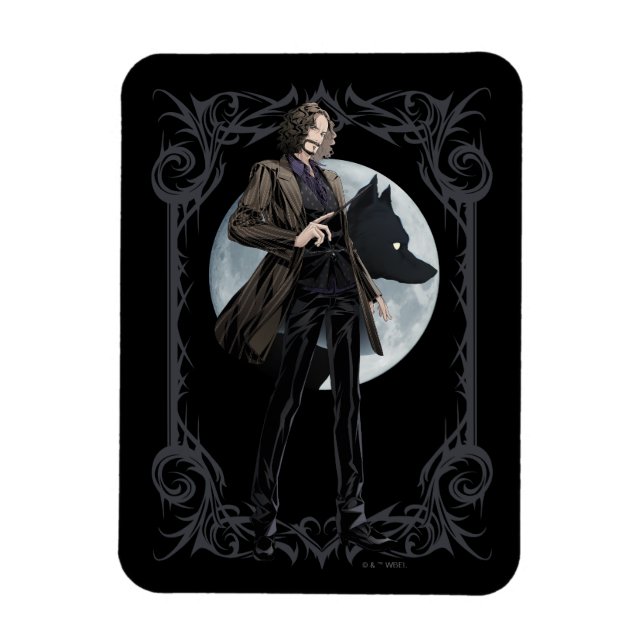 Magnet Flexible Anime Sirius Black Animagus becomes (Vertical)