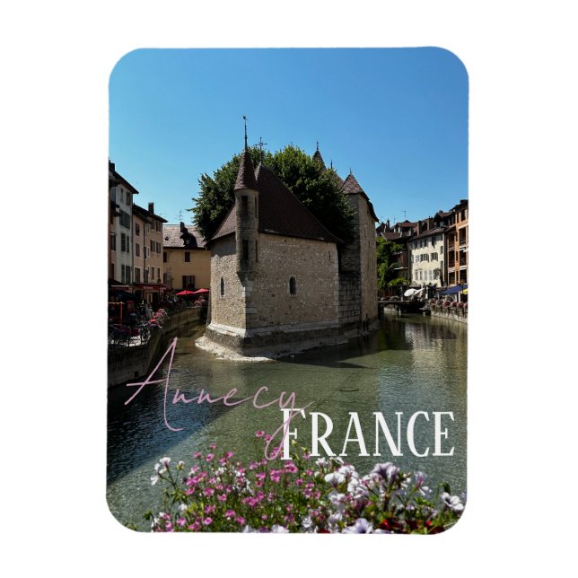 Magnet Flexible Annecy, Palais de l'Île, Thiou, Alpes françaises (Vertical)