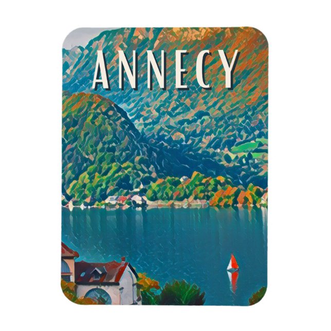 Magnet Flexible Annecy Photo Vintage (Vertical)