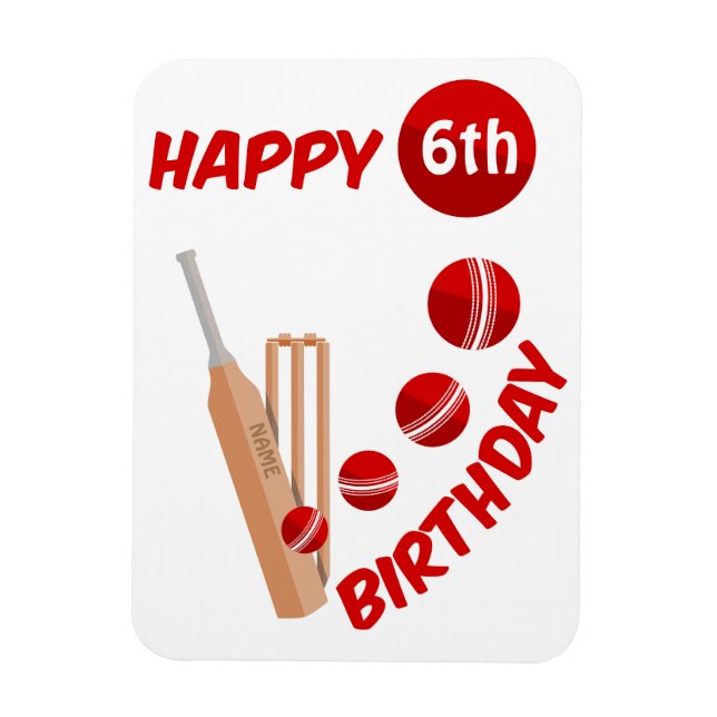 Magnet Flexible Anniversaire de enfant de chaume et de balle de cr (Vertical)