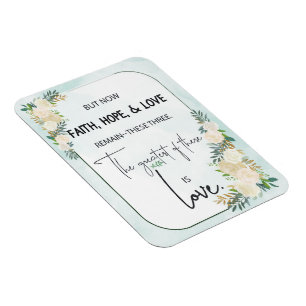 Magnet Flexible Anniversaire de mariage religieux Foi Espérance Am