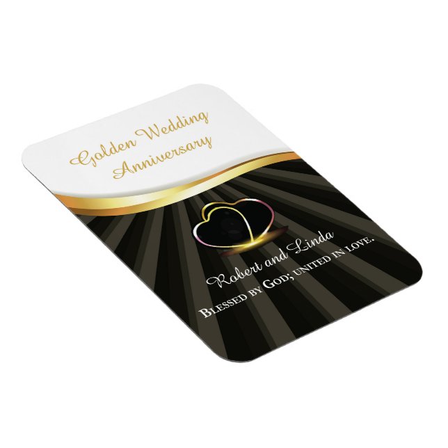 Magnet Flexible Anniversaire religieux du 50e Mariage d'or (Côté Droit)
