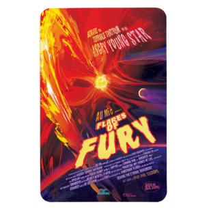 Magnet Flexible Annonce De Film D'Horreur Sci-Fi, Flares De Furie