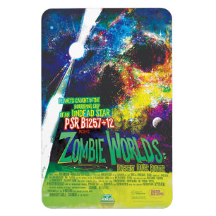 Magnet Flexible Annonce De Film D'Horreur Sci-Fi, Mondes Zombie