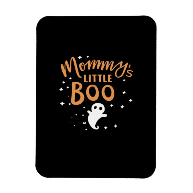 Magnet Flexible Annonce de grossesse Halloween mignonne (Vertical)