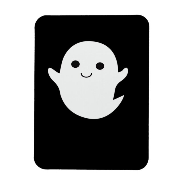 Magnet Flexible Annonce de grossesse Halloween mignonne (Vertical)