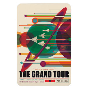 Magnet Flexible Annonce Voyage Sci-Fi, Le Grand Tour