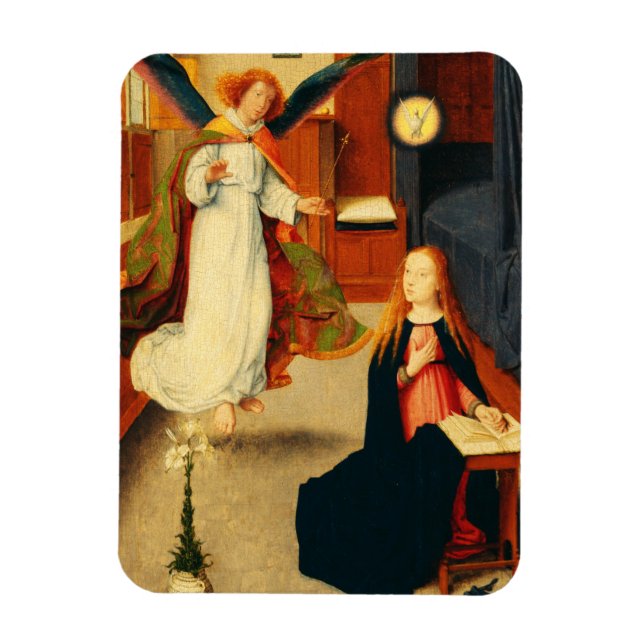 Magnet Flexible Annonciation de la Vierge Marie par Gerard David (Vertical)