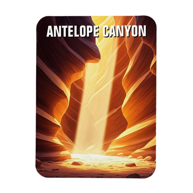 Magnet Flexible Antelope Canyon Navajo Nation souvenir (Vertical)